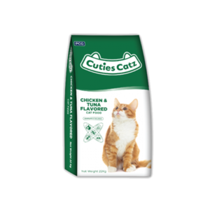 Cuties Catz Makanan Kucing Kering Perisa Ayam Tuna