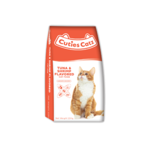 Cuties Catz Makanan Kucing Kering Perisa Tuna & Udang