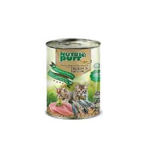Nutri Purr Makanan Kucing Basah Tin Perisa Ayam Ikan Sardin