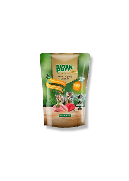 Nutri Purr Makanan Kucing Basah Pek Perisa Ayam & Tuna