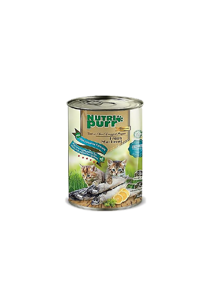 Nutri Purr Makanan Kucing Basah Tin Perisa Ikan Tenggiri