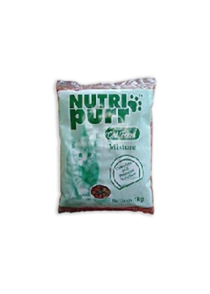Nutri Purr Kering Kucing Pek Ekonomi Kibble Perisa Campuran